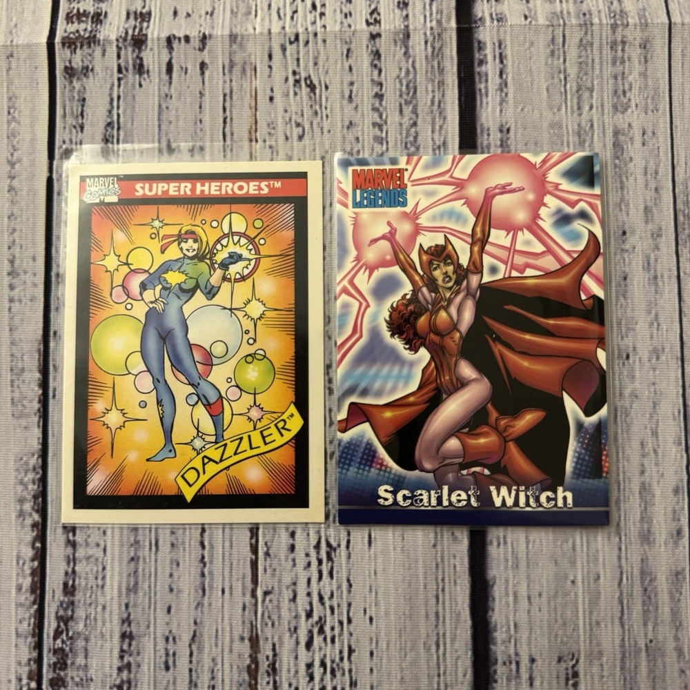 Dazzler & Scarlet Witch Marvel Comics‎ Trading Cards